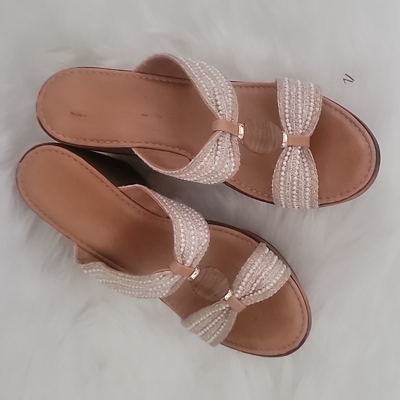 Cream Italian wedge shoes - Picture 2 of 3